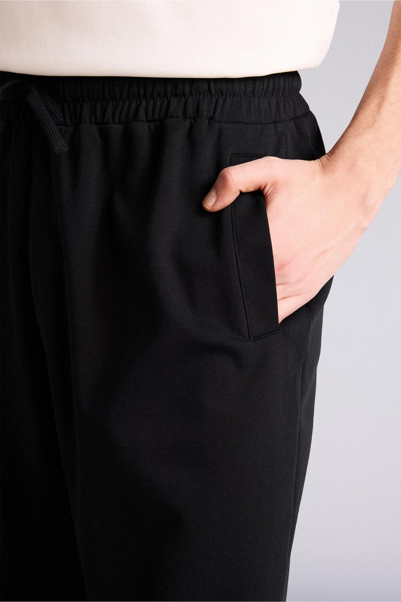 DeFacto Black Man Baggy Fit Shorts Casual - Image 4